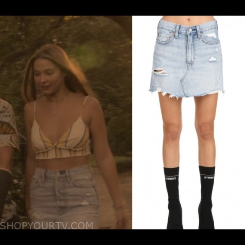 REVOLVE Deconstructed Skirt in What's The Damage